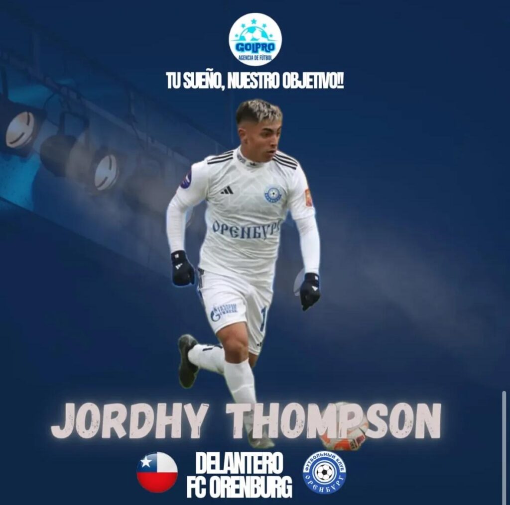 Anuncio de Jordhy Thompson por la agencia de representación Gol Pro