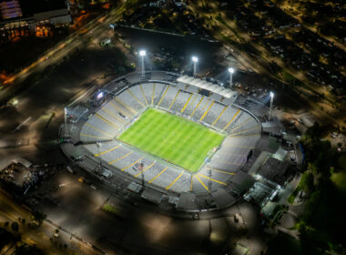 Estadio Monumental vacío.