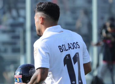 Marcos Bolados con la camiseta de Colo-Colo.