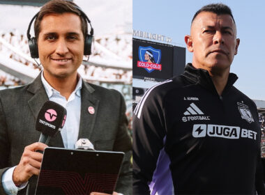 Primer plano de Daniel Arrieta y Jorge Almirón.