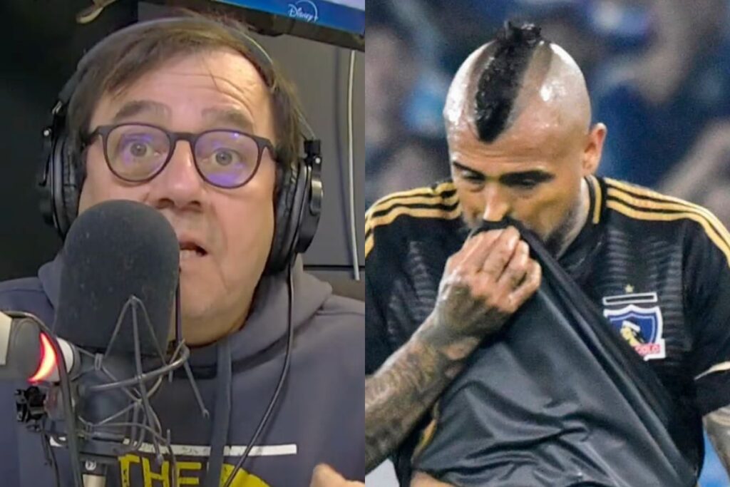 Arturo Vidal cuestionado por Danilo Díaz (2)