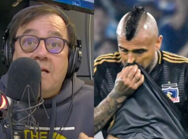 Arturo Vidal cuestionado por Danilo Díaz (2)