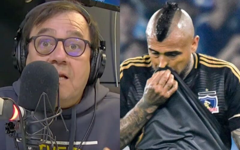 Arturo Vidal cuestionado por Danilo Díaz (2)