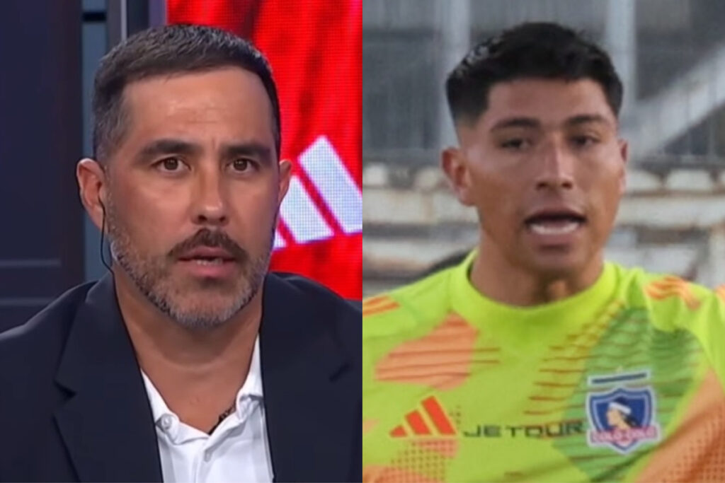 Primer plano de Claudio Bravo y Brayan Cortés.