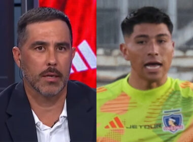 Primer plano de Claudio Bravo y Brayan Cortés.