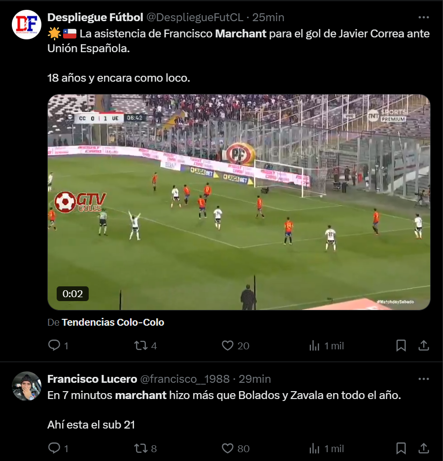 Comentarios sobre Marchant.