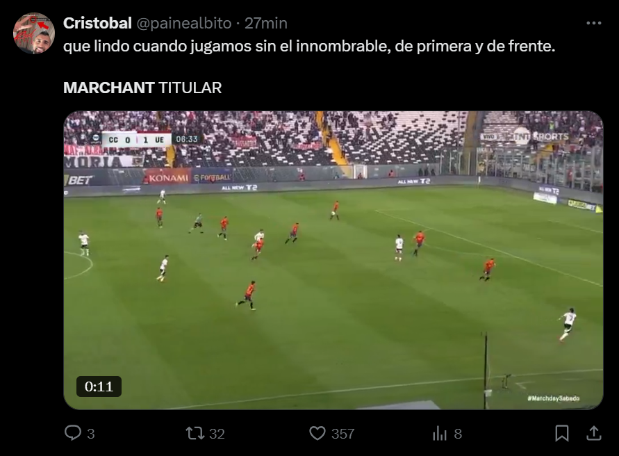 Comentarios sobre Marchant.
