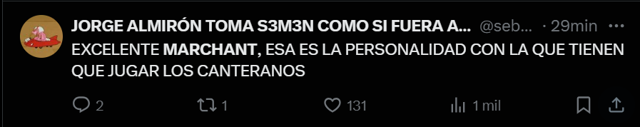 Comentarios sobre Marchant.
