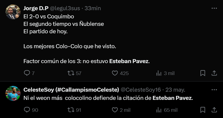 Críticas a Pavez.