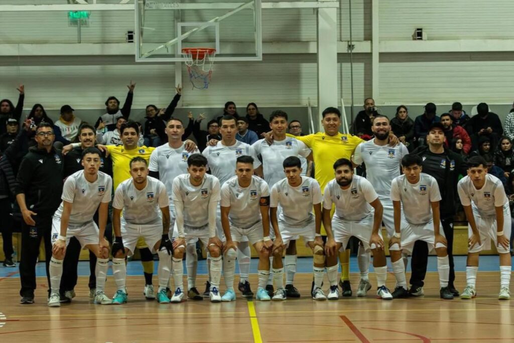 Formación de Colo-Colo futsal que participará en la Copa Libertadores.