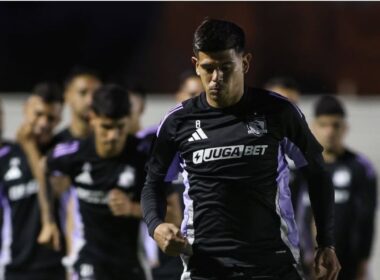 Colo-Colo entrenando