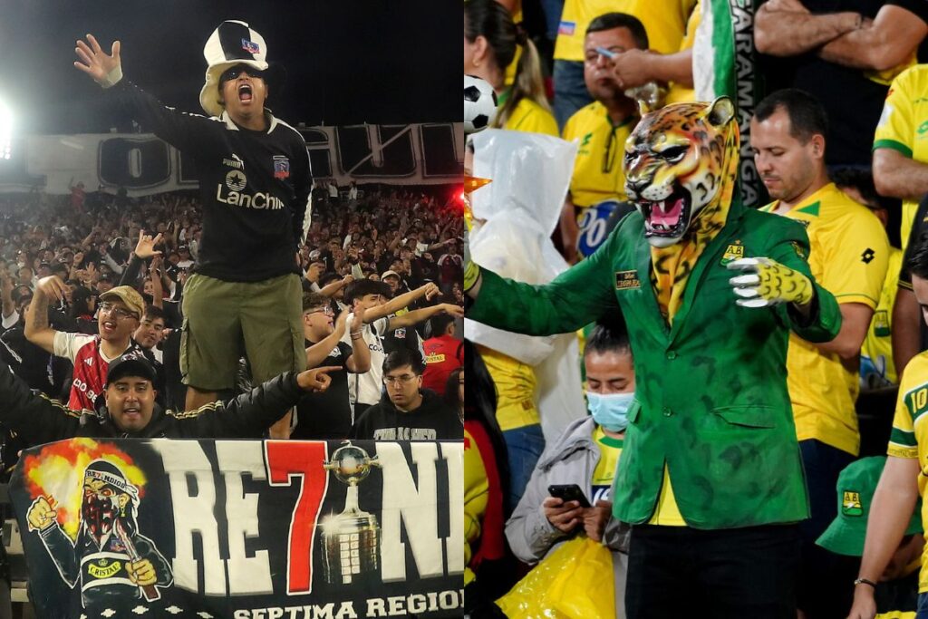 Hinchas de Colo-Colo y Atlético Bucaramanga