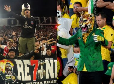 Hinchas de Colo-Colo y Atlético Bucaramanga