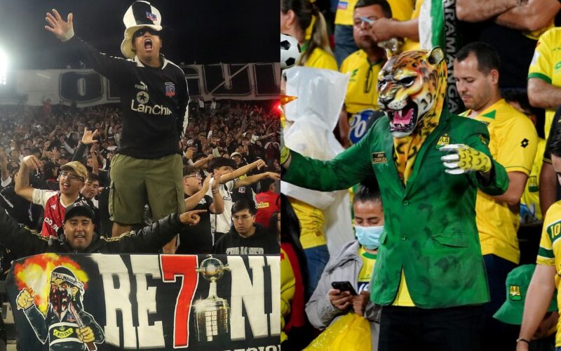 Hinchas de Colo-Colo y Atlético Bucaramanga