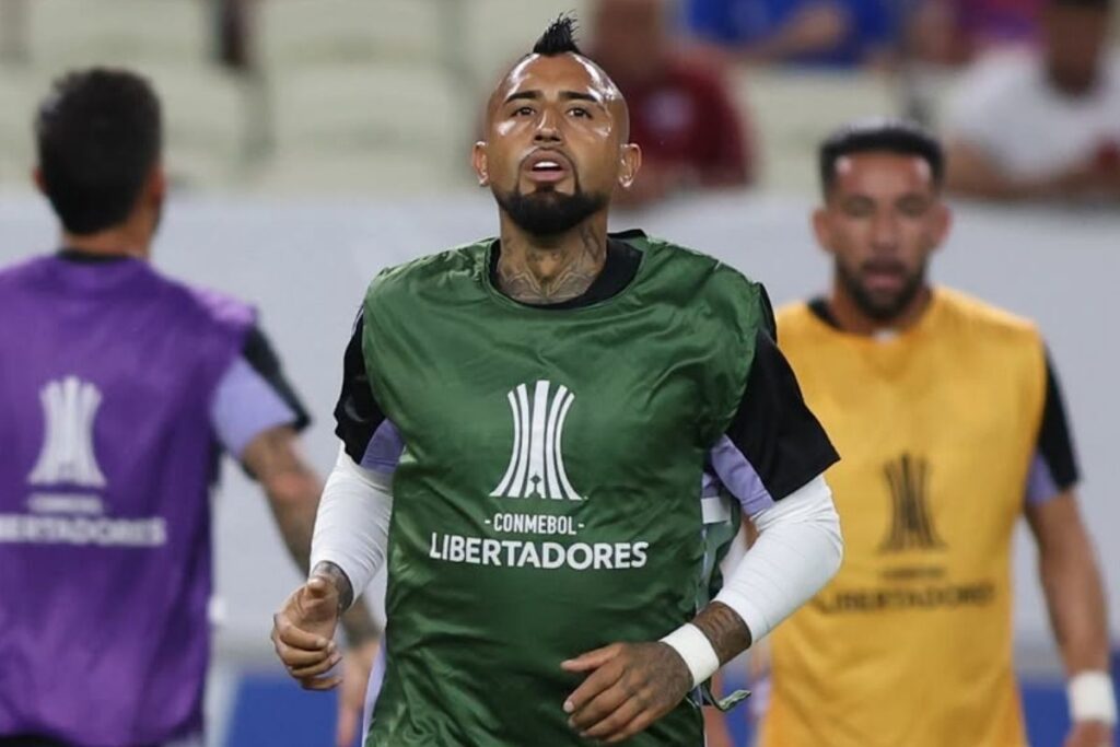 Arturo Vidal en Copa Libertadores.