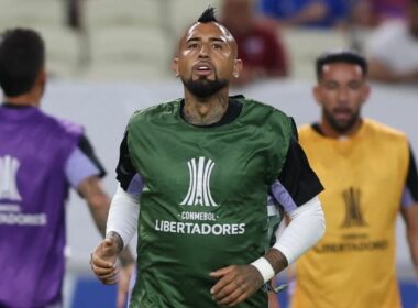 Arturo Vidal en Copa Libertadores.