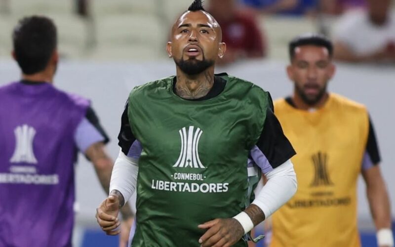Arturo Vidal en Copa Libertadores.