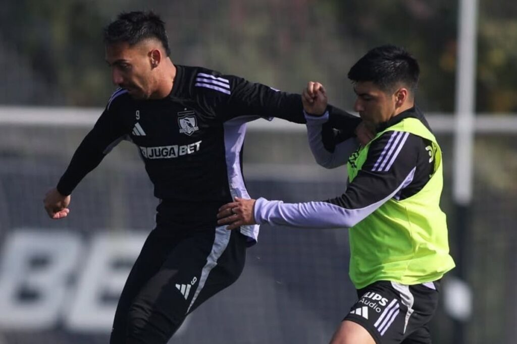 Entrenamiento plantel de Colo-Colo dirigido por Jorge Almirón.