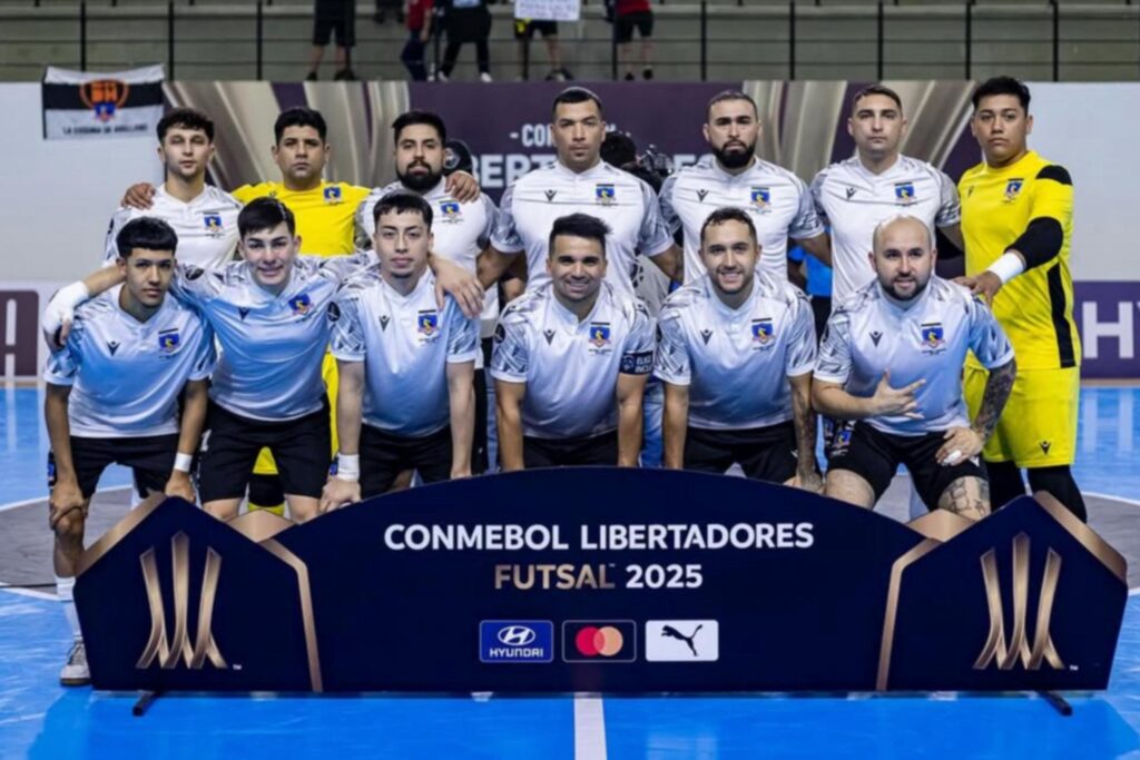 Formación de Colo-Colo futsal en la Copa Libertadores 2025.