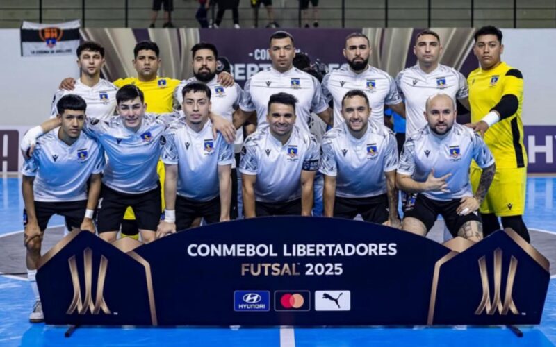 Formación de Colo-Colo futsal en la Copa Libertadores 2025.
