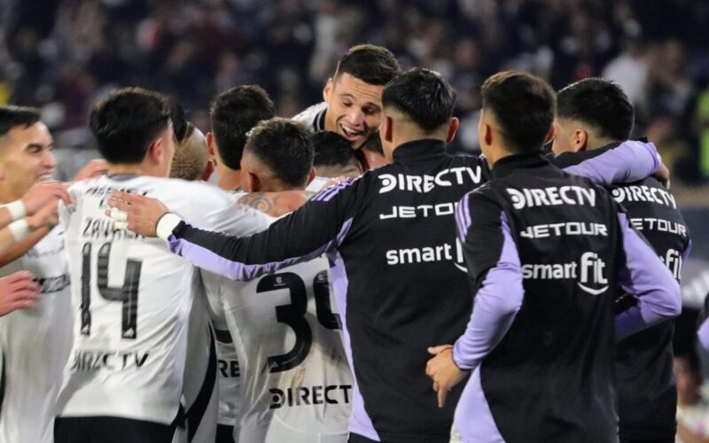 Gol plantel de Colo-Colo