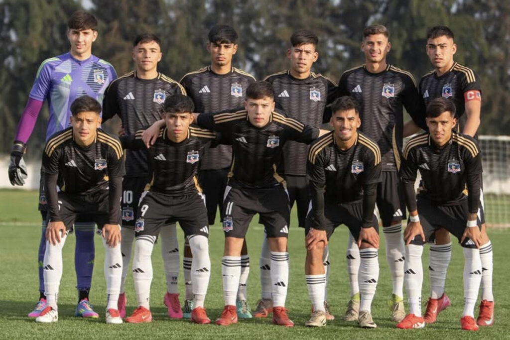 Jugadores de Colo-Colo sub 20.