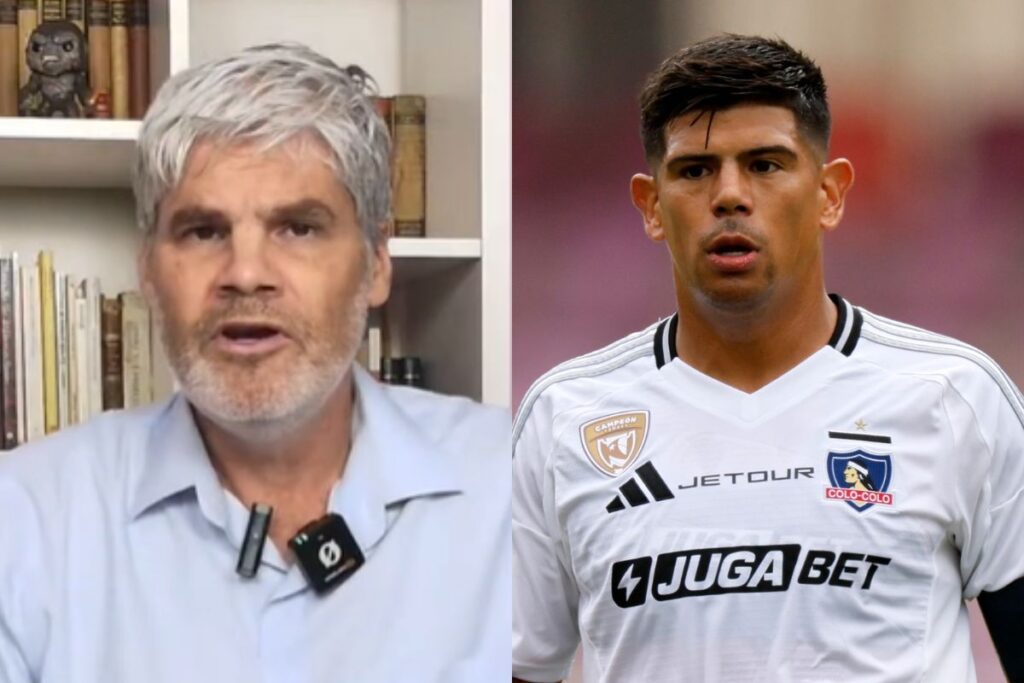 Juan Cristóbal Guarello detalló el bajo momento que vive el capitán de Colo-Colo. 