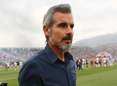 Miguel Ramírez en el Estadio Monumental.