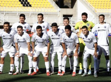 Formación Colo-Colo ante Deportes Limache.