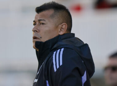Primer plano de Jorge Almirón.