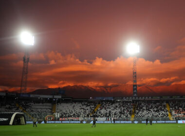 Futbol, Colo Colo vs Nublense Fecha 11, Liga de Primera 2025. El estadio de Colo Colo es fotografiado antes del partido de primera division contra Nublense disputado en el estadio Monumental Davis Arellano, Santiago, Chile. 19/05/2025 Felipe Zanca/Photosport Football, Colo Colo vs Nublense 11th turn, Division League 2025. Colo Colos stadium ism pictured before the first division match at the Monumental Davis Arellano Stadium, in Santiago, Chile. 19/05/2025 Felipe Zanca/Photosport