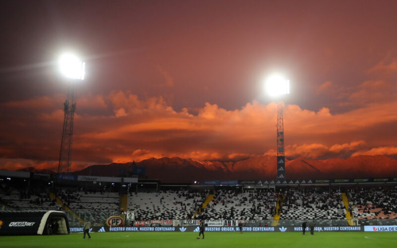 Futbol, Colo Colo vs Nublense Fecha 11, Liga de Primera 2025. El estadio de Colo Colo es fotografiado antes del partido de primera division contra Nublense disputado en el estadio Monumental Davis Arellano, Santiago, Chile. 19/05/2025 Felipe Zanca/Photosport Football, Colo Colo vs Nublense 11th turn, Division League 2025. Colo Colos stadium ism pictured before the first division match at the Monumental Davis Arellano Stadium, in Santiago, Chile. 19/05/2025 Felipe Zanca/Photosport