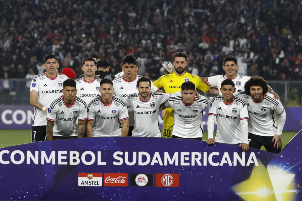 Futbol, Colo Colo vs America MG
Copa Sudamericana 2023
Los jugadores de Colo Colo son fotografiados durante el partido por copa Sud Americana  contra America MG disputado en el estadio Monumental de Santiago, Chile.
11/07/2019
Felipe Zanca/Photosport