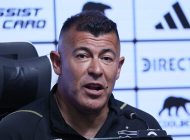 Futbol, Conferencia de prensa de Colo Colo El entrenador de Colo Colo Jorge Almiron realiza rueda de prensa el el estadio Monumental, Santiago, Chile. 08/11/2024 Dragomir Yankovic/Photosport Football, Colo Colo press conference Colo Colo Õs head coach Jorge Almiron holds a press conference at Monumental, Santiago, Chile 08/11/2024 Dragomir Yankovic/Photosport