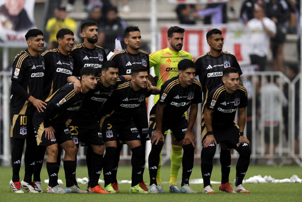 Futbol, Union San Felipe vs Colo Colo. Fecha 4, fase de grupos, Copa Chile 2026. El equipo de Colo Colo es fotografiado durante un partido de la Copa Chile contra Union San Felipe disputado en el estadio Nicolas Chahuan de La Calera, Chile. 23/03/2025 Andres Pina/Photosport Football, Union San Felipe vs Colo Colo. 4th turn, Group phase, 2025 Copa Chile Championship. Colo Colo’s team are pictured during a 2025 Copa Chile Championship match against Union San Felipe at the Nicolas Chahuan stadium in La Calera, Chile. 23/03/2025 Andres Pina/Photosport. Atlético Bucaramanga.