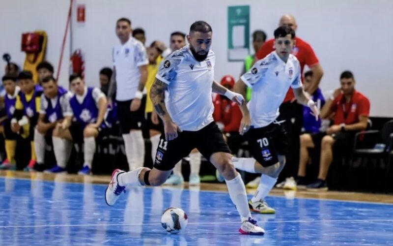 Colo-Colo Futsal disputando Copa Libertadores.