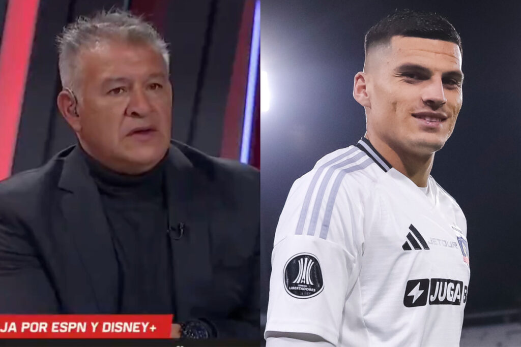 Primer plano de Claudio Borghi y Lucas Cepeda.