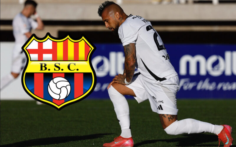 Vidal estaría en la mira del Barcelona de Guayaquil.
