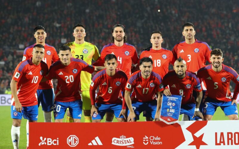 Formación titular de Chile ante Argentina
