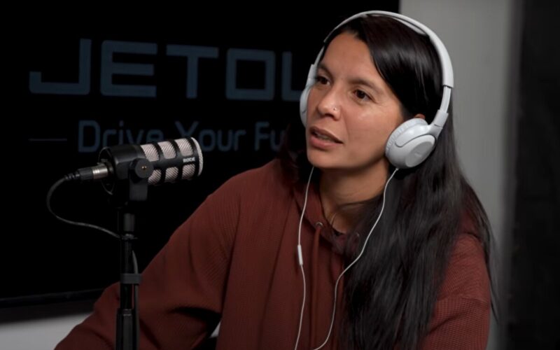 Karen Araya en "Podcast Centenario".