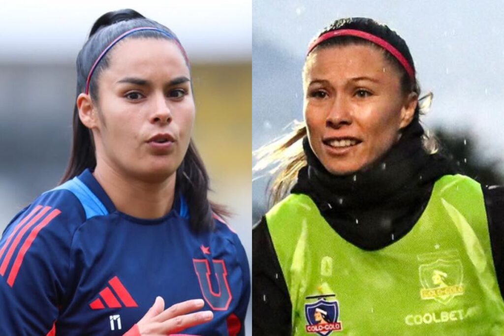 Su Helen Galaz y Yanara Aedo, la capitana de Colo-Colo