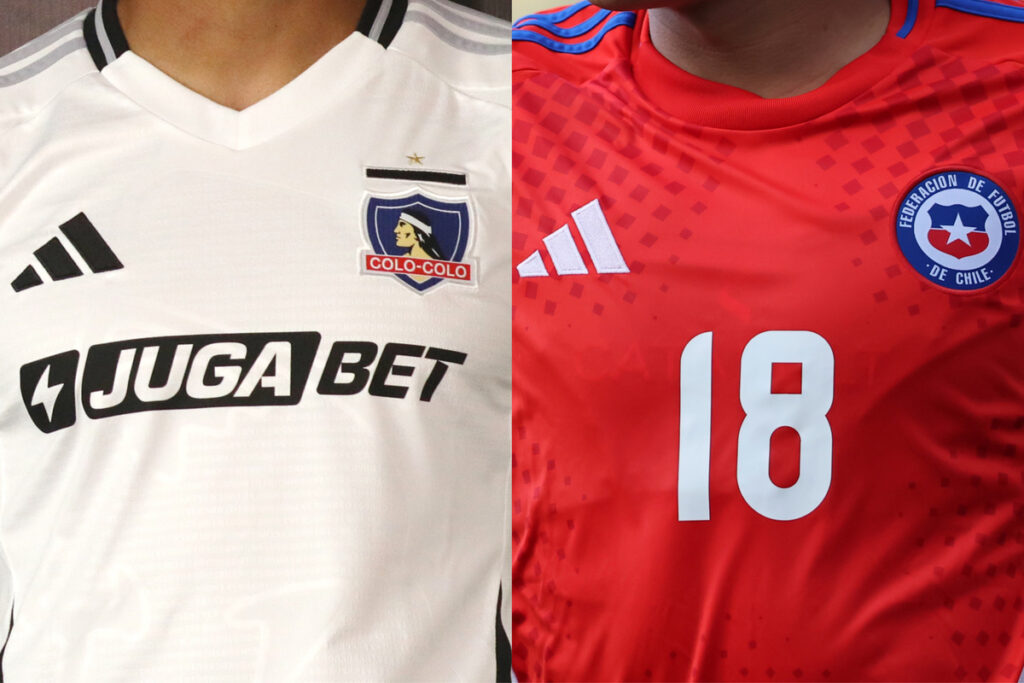 Camiseta de Colo-Colo y de la Selección Chilena.