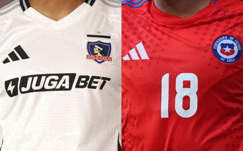 Camiseta de Colo-Colo y de la Selección Chilena.