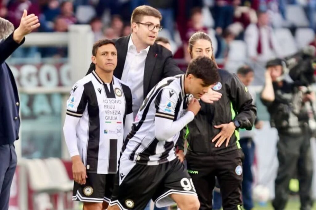 Damián Pizarro y Alexis Sánchez