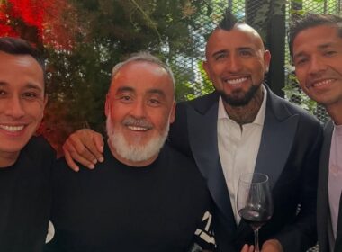 Fabián Orellana, Juan Ramírez, Arturo Vidal y Matías Fernández