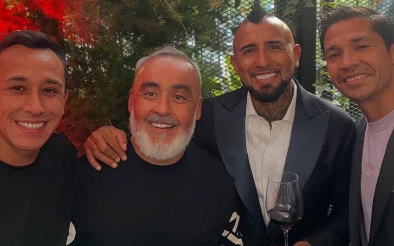 Fabián Orellana, Juan Ramírez, Arturo Vidal y Matías Fernández