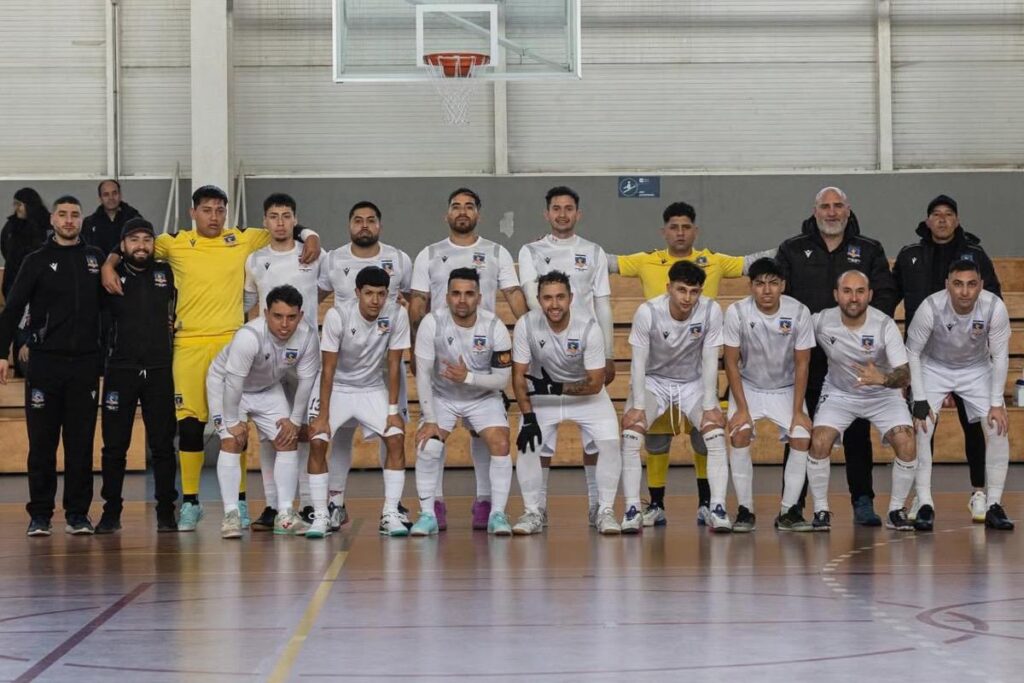 Formación Colo-Colo Futsal en el partido vs O'Higgins.