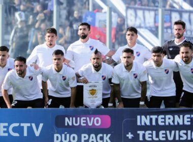 Formación de Colo-Colo vs Coquimbo Unido en el Estadio Monumental.