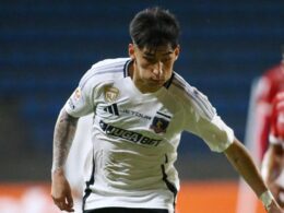 Francisco Marchant con la camiseta de Colo-Colo en el partido ante Deportes Iquique.