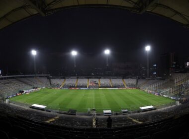 Estadio Monumental vacío.